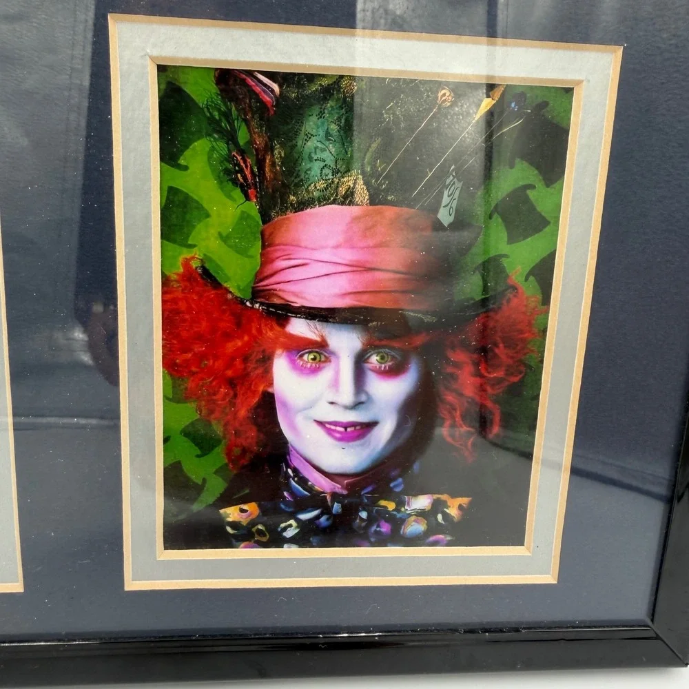 Alice in Wonderland 2010 Framed Movie Display Poster Johnny Depp Disney